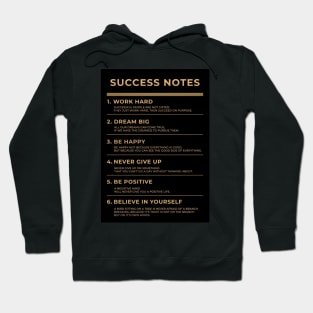 Motivational - Succes Notes Hoodie